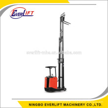 1.5T 7.5m CQD15SES Chinese stand on electric battery reach truck with low price